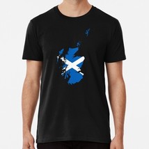 Scotland Flag Map Size S to 5XL Made in the USA T-Shirt - £17.58 GBP