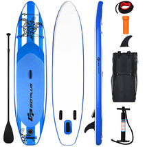 Inflatable 11&#39; Stand Up Paddle Board Sup W/Aluminum Paddle Carrying - £178.44 GBP