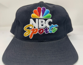 Vintage 90’s NBC Sports Pro Player Snapback Hat Peacock Colorful Script ... - $84.50