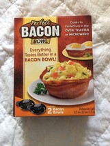 Perfect Bacon Bowl - 2 pc set - New in Box - As Seen On TV - £4.01 GBP