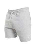 Mens 2XL Gym Shark Shorts Gray Marl 7&quot; In-Seam Adjustable Draw Cord Workout - $22.40 CAD