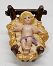 Vintage Atlantic Mold Nativity Replacement Baby Jesus Manger Christ Christmas - £11.98 GBP