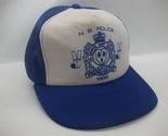 NB Police Bowling 1988 Hat Vintage Blue White Snapback Trucker Cap - £15.92 GBP