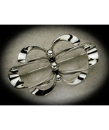 .925 Sterling Silver Ribbon Brooch - $90.18 CAD