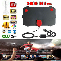 5600 Miles Range Digital Tv Antenna 1080P Amplified Hdtv Booster Usb Pow... - £15.76 GBP