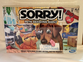 Sorry Pets Behaving Badly Full Size Board Game Hasbro - $24.18