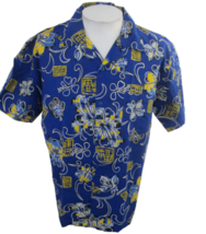 Pacific Teaze vintage Men Hawaiian camp shirt  pit to pit 25 aloha luau ... - £19.60 GBP