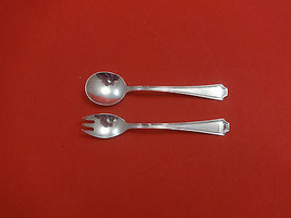 Fairfax by Durgin-Gorham Sterling Silver Baby Childs Set 2pc 4 3/4&quot; Custom Made - £107.64 GBP