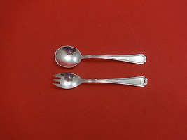 Fairfax by Durgin-Gorham Sterling Silver Baby Childs Set 2pc 4 3/4&quot; Cust... - £109.99 GBP