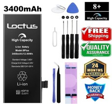 3400mAh High Capacity Battery iPhone 8 Plus with Tool Kit  Tape 2 Year Warranty - £15.97 GBP