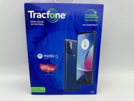 Tracfone Motorola Moto G Play (2023), 32GB, Black - Prepaid Smartphone Brand New - $72.88