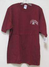 NWT NCAA by The Game Umass Left Chest Embroidered Maroon T-SHIRT Adult size Med - £17.54 GBP