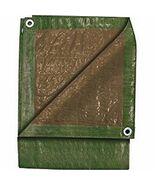 KAPS Tex 232626 4 x 18 ft. Tru Gaurd Wood or Wooden Tarp Green &amp; Brown - €18,90 EUR