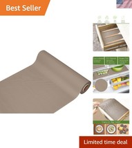 Durable Beige Drawer Liner - 394&quot; Non-Slip, Washable &amp; Efficient Shelf P... - $1,036.84 MXN