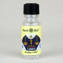 Libra, Rose Geranium/Citrus, Sun&#39;s Eye Zodiac Oil, 1/2 Ounce Bottle - £14.10 GBP