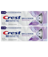Crest 3D White Brilliance Toothpaste, Vibrant Peppermint, 3.5 oz, 2 Pack - £11.85 GBP