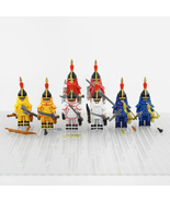 8pcs Chinese Qing Dynasty Army The Eight Banners Soldiers Minifigures Set - £15.84 GBP