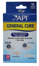 API General Cure Powder Treats Parasitic Fish Disease 10 count API General Cure  - £20.41 GBP