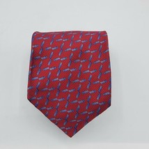mens Necktie, Silk, Suit, Formal, Jos. A. Banks, Size 59.5x 4 Inches Red - £9.43 GBP