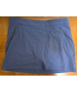 COLUMBIA Women&#39;s Anytime Straight Skort Sz XL Navy Blue Pockets UPF Skirt - $312.36 MXN