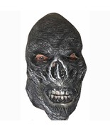 Creepy Latex Scary Skull Type Latex Mask Dark Gray Halloween Party New - $9.50 CAD