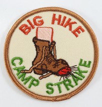 Vintage Camp Strake Sam Houston Big Hike SHAC Brown Border Boy Scout Camp Patch - £9.19 GBP
