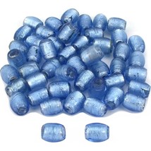 50 Dark Blue Glass Lampwork Beads - £10.28 GBP