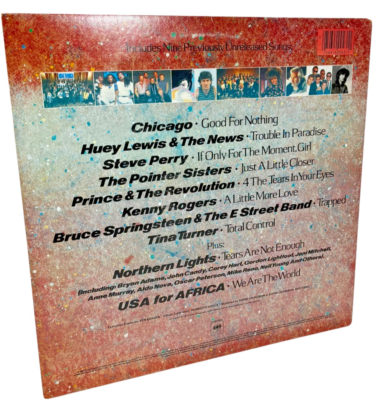 We are the World :Historic Recording plus Nine Superstar Songs USA for Africa LP Item image 4