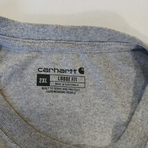 Carhartt K87 HGY Men's Gray Pocket Cotton Blend Short Sleeve T-Shirt 2XL XXL image 6