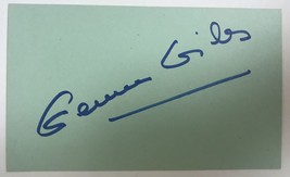 Genevieve Gilles Signed Autographed Vintage 3x5 Index Card - £11.76 GBP