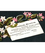 James Scales Picture and Frame Store Victorian Trade Card Boston, Ma. - $23.76