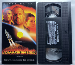 1997 Armageddon Bruce Willis Touchstone Home Video VHS Tape Tested - £1.74 GBP