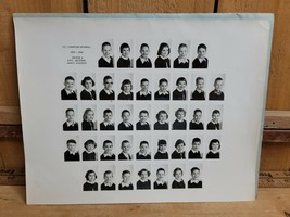1959 Class Picture Rev Mother Mary Alexius Grade 2 St Charles School 8.5... - $56.45