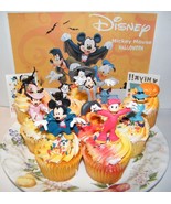 Disney Mickey and Friends Halloween Cake Topper Set of 12 With 10 Figures Fun! - $15.95