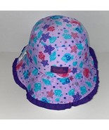 UV Skinz Sunwear Hat Purple Seashells Fish Kids Girls 6 - $11.69