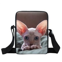 cute sphynx cat small shoulder bag women handbag ladies tote crossbody bags girl - £14.12 GBP