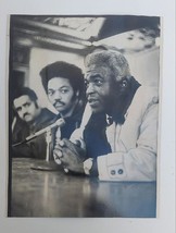 Original 1971 Photograph Jackie Robinson &amp; Jesse Jackson Civil Rights - £126.20 GBP