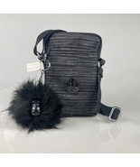 Kipling Tally Crossbody Phone Bag Water Resistant Nylon Zipper Cross Bla... - $820.01 MXN