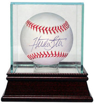 Huston Street signed Rawlings Official Major League Baseball w/ Glass Ca... - $74.95