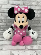 Disney Store Soft Minnie Mouse 18&quot; Plush Stuffed Animal - £9.62 GBP