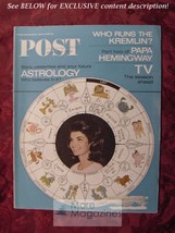 Saturday Evening Post March 26 1966 Astrology Papa Hemingway - £6.00 GBP