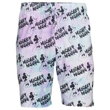 Disney Mickey Mouse Men&#39;s Sleep Shorts Pajama Pockets Soft Size Medium 3... - £6.16 GBP