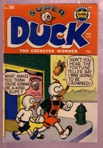 Super Duck #36 1951 Al Fagaly SWAMI-FLYING Saucer Story VF- - £69.78 GBP