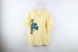 Vtg 80s Champion Mens 2XL Distressed Spell Out Notre Dame University T-Shirt USA - £31.80 GBP
