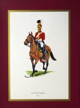 1st Life Guards 1809 - Framed Picture - 11&quot; x 14&quot; - £25.94 GBP