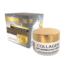 Collagen ANTI-WRINKLE Day Cream 1.69OZ With Dead Sea Minerals - £6.23 GBP