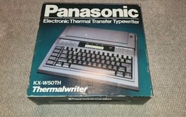 Panasonic KX-W50TH Electronic Thermal Typewriter Original Box Powers Up ... - $39.99
