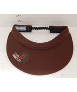 Womens Town Talk Pine Needles Golf Visor Hat Cap Brown - $281.30 MXN