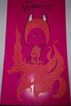 Vintage Reed Starline Extra Large Flocked Devil Valentine Card  Soo… - £5.58 GBP