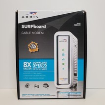 ARRIS Cable Modem Surfboard SB6141 DOCSIS 3.0 8 Download 4 Upload White - £10.96 GBP
